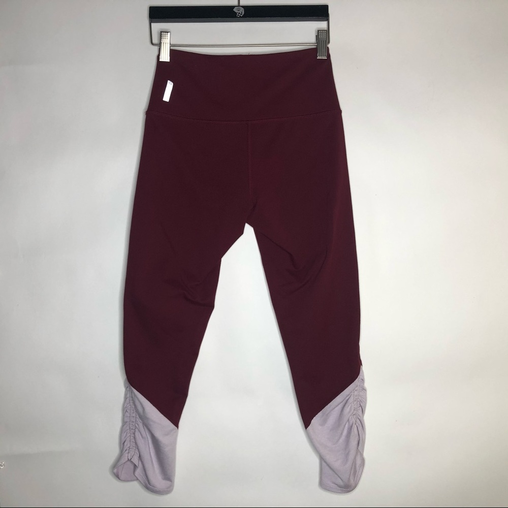 ZELLA women’s pomegranate Drama crop leggings XS - Picture 3 of 9